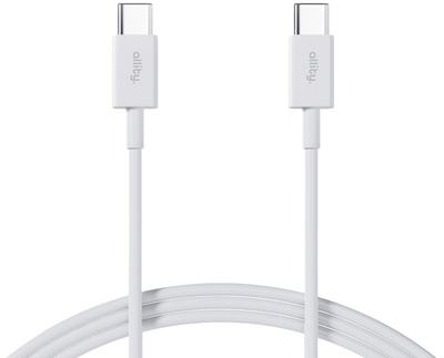 Kabel Allity AUC-03 USB-C - USB-C 2 m 60W White (5906667550146)