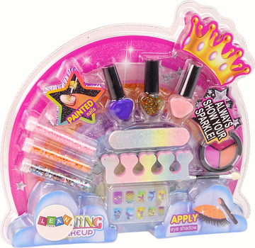 Набір для макіяжу LEAN Toys Веселка для макіяжу та нейл-арту 15724 (5905679072424)