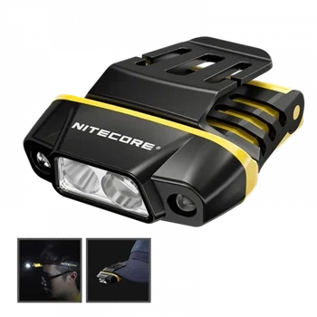 Ліхтар на кепку з універсальним кріпленням Nitecore NU11 (Датчик руху)