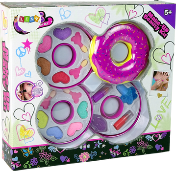 Набір для краси LEAN Toys Палітра «Пончик» з тінями для повік та помадою 12190 (5904665999318)