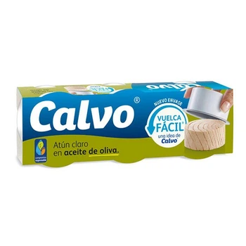Тунець Calvo Tuna in Olive Oil в оливковій олії 3 x 65 г