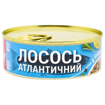 Лосось Banga Атлантичний у власному соку 230 г