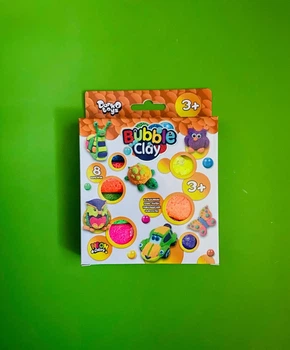 Креативна творчість. Bubble Clay. 8 кольорів. (BBC-04-01U). Danko Toys