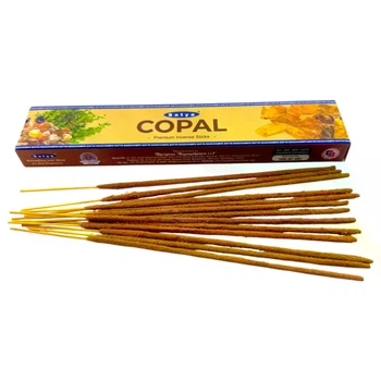 Пыльцовые благовония Copal premium incence sticks Янтарь Satya 15 гр. 36297