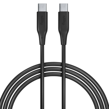 Kabel Allity AUC-02 USB-C - USB-C 1 m 60W Black (5906667550238)