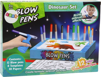 Zestaw kreatywny LEAN Toys Dinozaury dmuchane flamastry 19611 (5905991009863)
