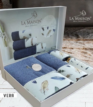 Подарочный набор полотенец La Maison 3 шт с ароматом Vera