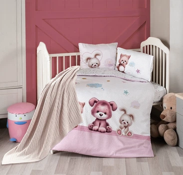 Постільна білизна для новонароджених з пледом First Choice Baby Digital Satin Nirvana Alfie