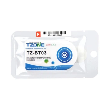Temp TZ-BT03 Bluetooth (-20...+60℃) одноразовый регистратор температуры, память 53248, 620 мАч/3 В