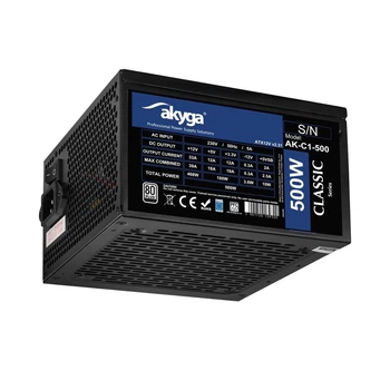 Блок живлення Akyga Molex 500W (AK-C1-500)