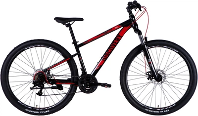 Велосипед Discovery ST 29" Trek AM DD FR 16" 2025 Черно-красный (OPS-SP-29-075)