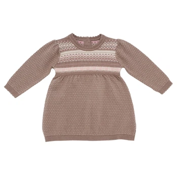 Платье для девочки Chicco 090.93215.061 74 см Коричневый