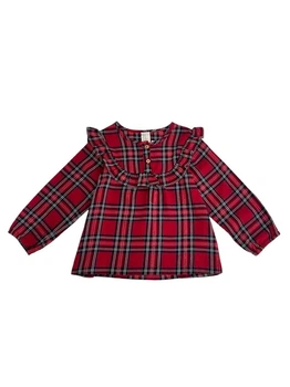 Рубашка для девочки H&M 127754 98 см Красный