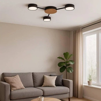 Люстра потолочная SVITANOK 3хGX53 черный LIGHT SET