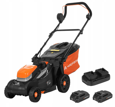 Газонокосарка акумуляторна Yard Force EM N34A 34 см, 2×20 В, 35 л, безшумна