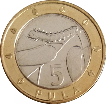 Монета Ботсвана 5 пула 2007 UNC (KM#30)