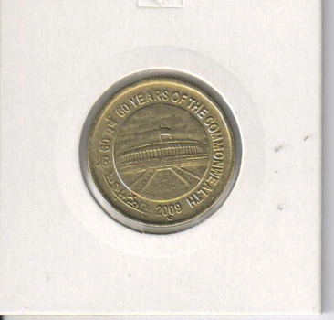 Монета Індія 5 рупій 2009 «60 років Співдружності» VF (KM#376)