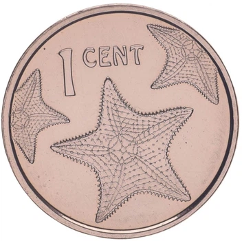 Монета Багамы 1 цент 2015 UNC (KM#218.2)