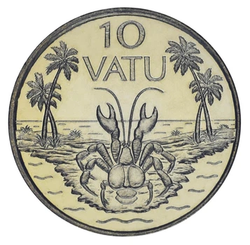 Монета Вануату 10 вату 1999 UNC (KM#6)