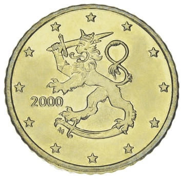 Монета Финляндия 50 евроцентов 2000 UNC