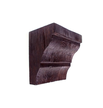 Консоль балки полиуретановая DECOWOOD Модерн ED 035 classic 19х13 Темный