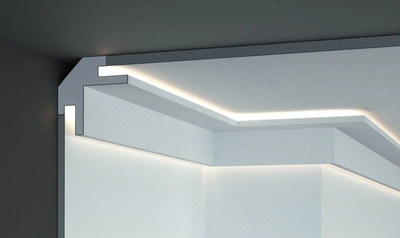 Карниз для LED освещения серия D Tesori KD 203 1150 мм