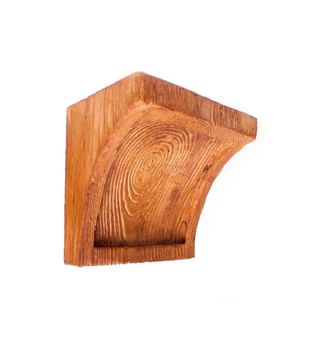 Консоль балки полиуретановая DECOWOOD Рустик EQ 025 classic 19х13 Светлый
