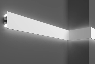 Молдинг полимерный для LED освещения Grand Décor KH 907 Длина, мм 2000 Жёсткий