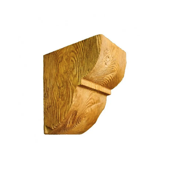 Консоль балки полиуретановая DECOWOOD Рустик EQ 015 classic 19х17 Светлый