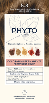 Крем-фарба для волосся Phyto Color 5.3 Light Golden Brown Світло-золотистий шатен (3338221002600)