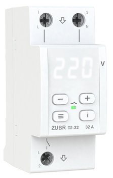 Реле напруги ZUBR D2-32 (32 А, 7 700 ВА) (4820120222672)