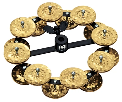 Тамбурін MEINL Headliner® Series Hihat Tambourine Hammered Brass HTHH2B-BK