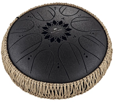 Глюкофон 10" хеппі драм MEINL Sonic Energy Medium Octave Steel Tongue Drum Black B Minor MOSTD1BK