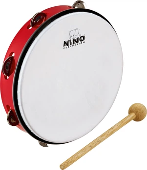 Тамбурін Nino Percussion ABS Tambourine Red 10" NINO24R