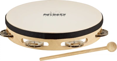 Тамбурін Nino Percussion Headed Wood Tambourine 8" NINO47