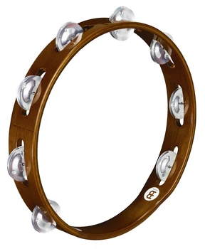 Тамбурін MEINL Traditional Wood Tambourine Aluminium Jingles African Brown TA1A-AB