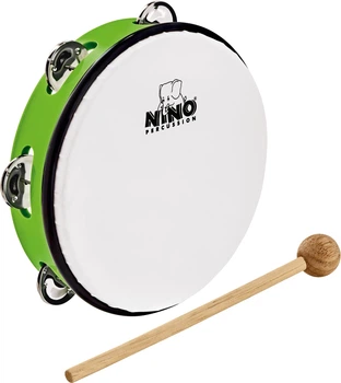 Тамбурін Nino Percussion ABS Tambourine Grass-Green 8" NINO51GG