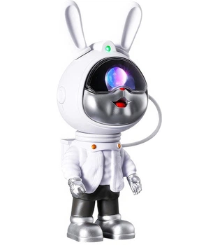 Проєктор нічник UFT Astronaut 6 у формі кролика зоряне небо з туманністю RGB ефекти пульт дистанційного керування