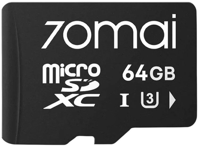 Karta pamięci 70mai microSDXC 64GB UHS-I U3 (6971669782443)