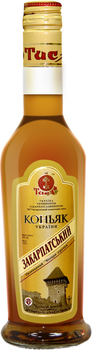 Бренди Тиса Закарпатський 4 года выдержки 0.25 л 40% (4820139280243)
