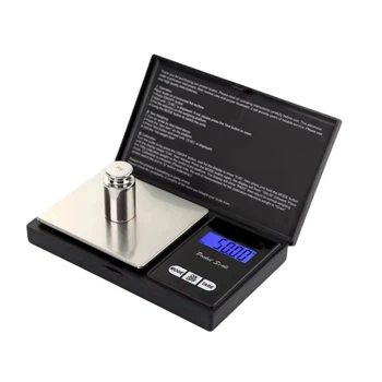 Электронные ювелирные весы портативные Digital Scale Professional-Mini SPM-2020 до 1000 г точность 0,1 г 75×66 мм граммы унции граны