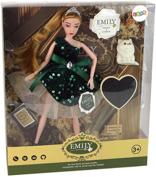 Лялька Lean Toys Емілі з аксесуарами 30 см (5905515359986)