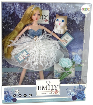 Лялька Lean Toys Емілі з аксесуарами 30 см (5905679070024)