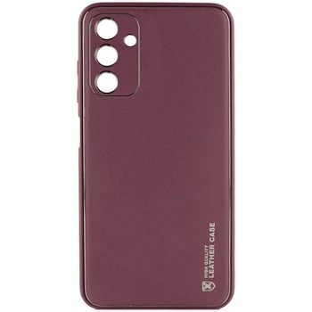 Кожаный чехол Xshield для Samsung Galaxy A05s (Бордовый / Plum Red) (186749)