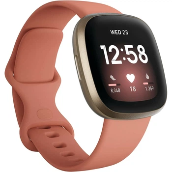 Смарт-годинник Fitbit Versa 3 Pink Clay/Soft Gold Aluminum