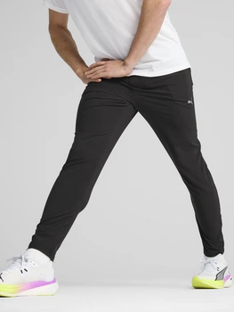 Спортивні штани для бігу чоловічі Puma Running Foundations 52677501 S Black (4067984314321)