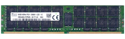 Серверна оперативна пам'ять Hynix DDR4 64GB 2666MHz LRDIMM 4DRx4 PC4-2666V (HMAA8GL7CPR4N-VK)
