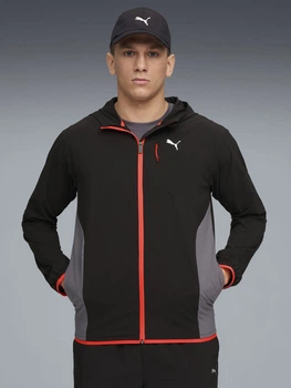 Спортивная ветровка для тренировок мужская Puma Flex 52765051 M Black-Cool Dark Gray (4069157188500)