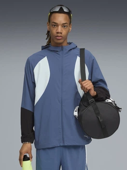 Спортивна вітровка для бігу чоловіча Puma Everyday Running 52784280 M Dark Indigo (4069157736756)