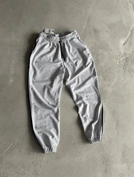Мужские демисезонные спортивные штани Oversize 665122 L серые (ВШ7002)